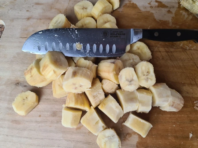 Homemade Real Fruit Banana Maple Icecream